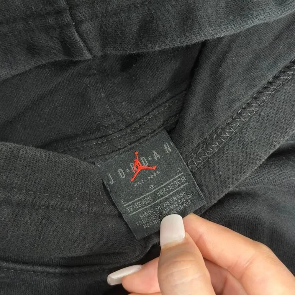 Jordan Kid's Black Hoodie